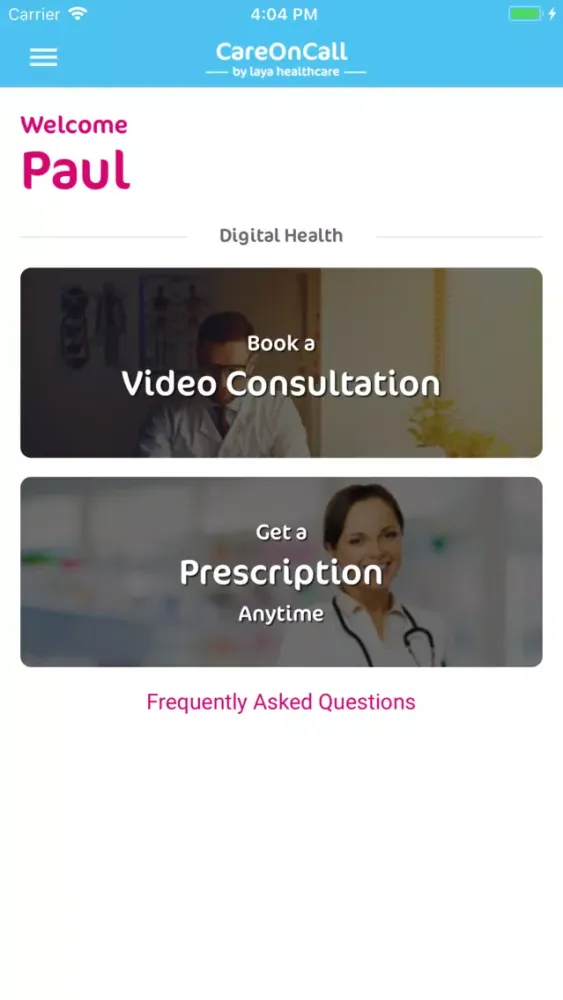 Capturas de tela do CareOnCall by Laya Healthcare