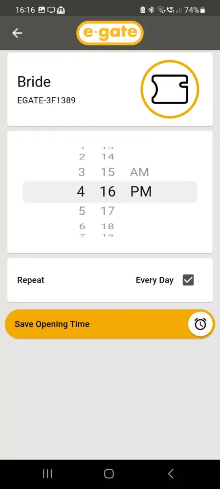 E Gate - Remote Gate Release Screenshots
