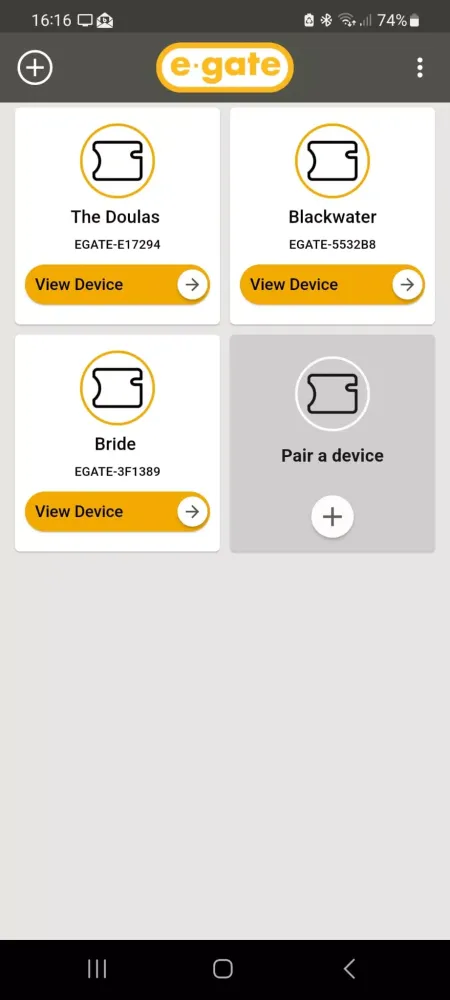 E Gate - Remote Gate Release Screenshots