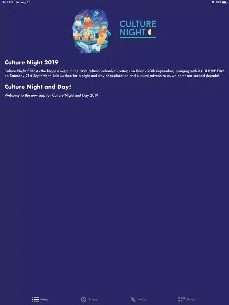Culture Night Belfast iPad  سکرین شاٹس