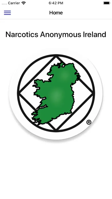 Zrzuty ekranu Narcotics Anonymous Ireland