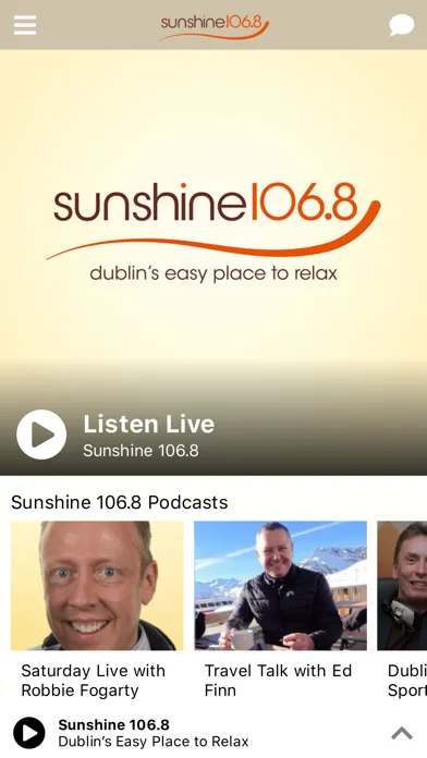 Capturas de tela do Sunshine 106.8