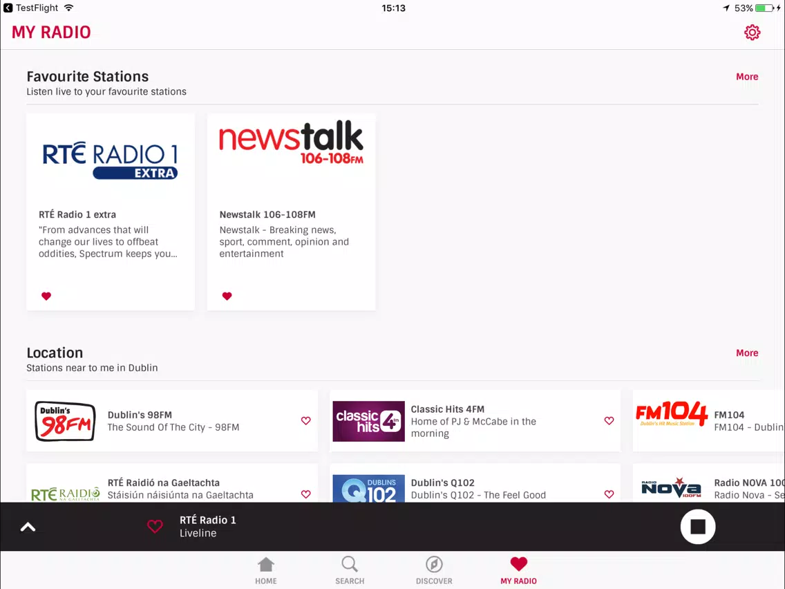 Irish Radioplayer iPad 应用截图