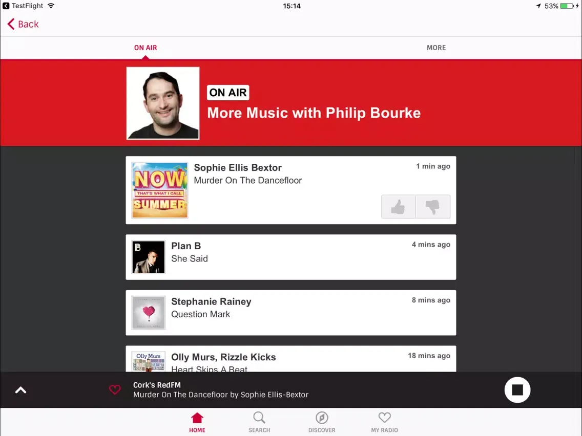 Irish Radioplayer iPad  Screenshots