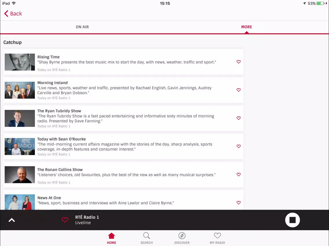 Irish Radioplayer iPad 应用截图