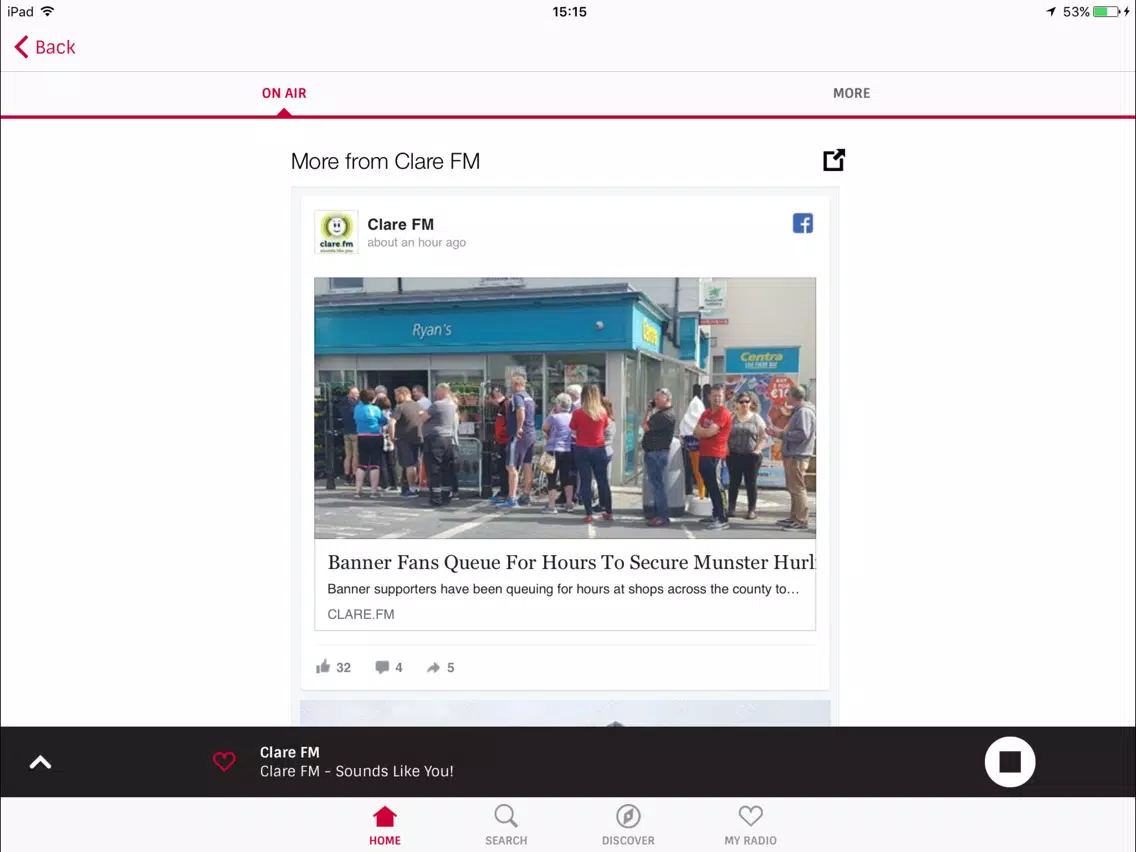 Irish Radioplayer iPad 应用截图