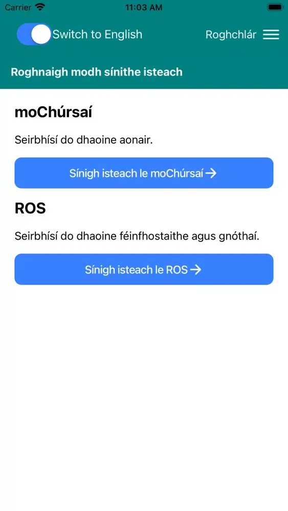 Zrzuty ekranu Revenue Receipts Tracker