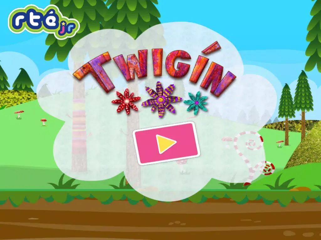 ภาพหน้าจอของ RTÉjr Twigín iPad 