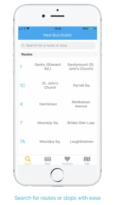 Capturas de pantalla de Next Bus Dublin