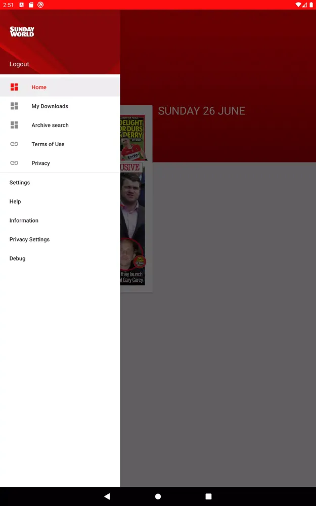 Sunday World ePaper Screenshots