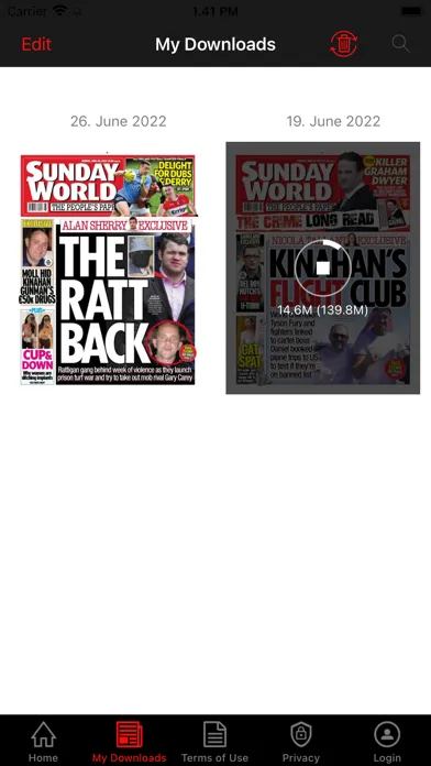 Sunday World ePaper Screenshots