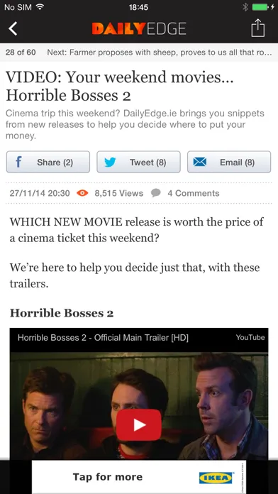 DailyEdge.ie スクリーンショット