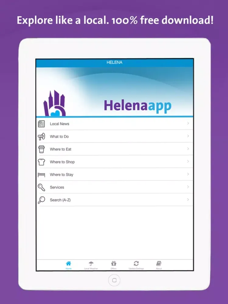 Helena App - Montana - Local Business & Travel Guide iPad  سکرین شاٹس