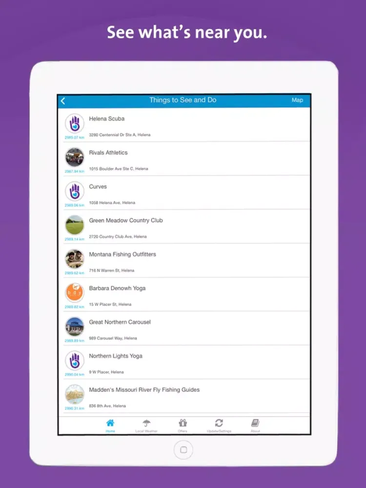 Helena App - Montana - Local Business & Travel Guide iPad  سکرین شاٹس