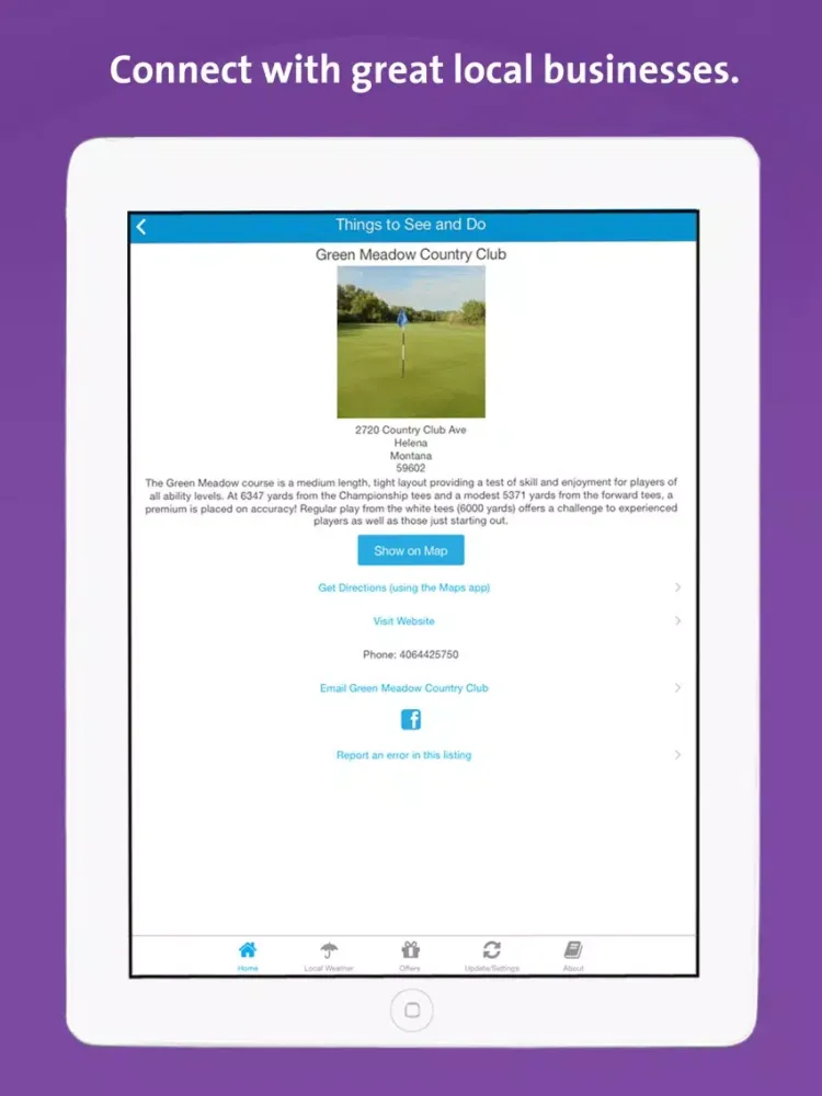 Helena App - Montana - Local Business & Travel Guide iPad  سکرین شاٹس