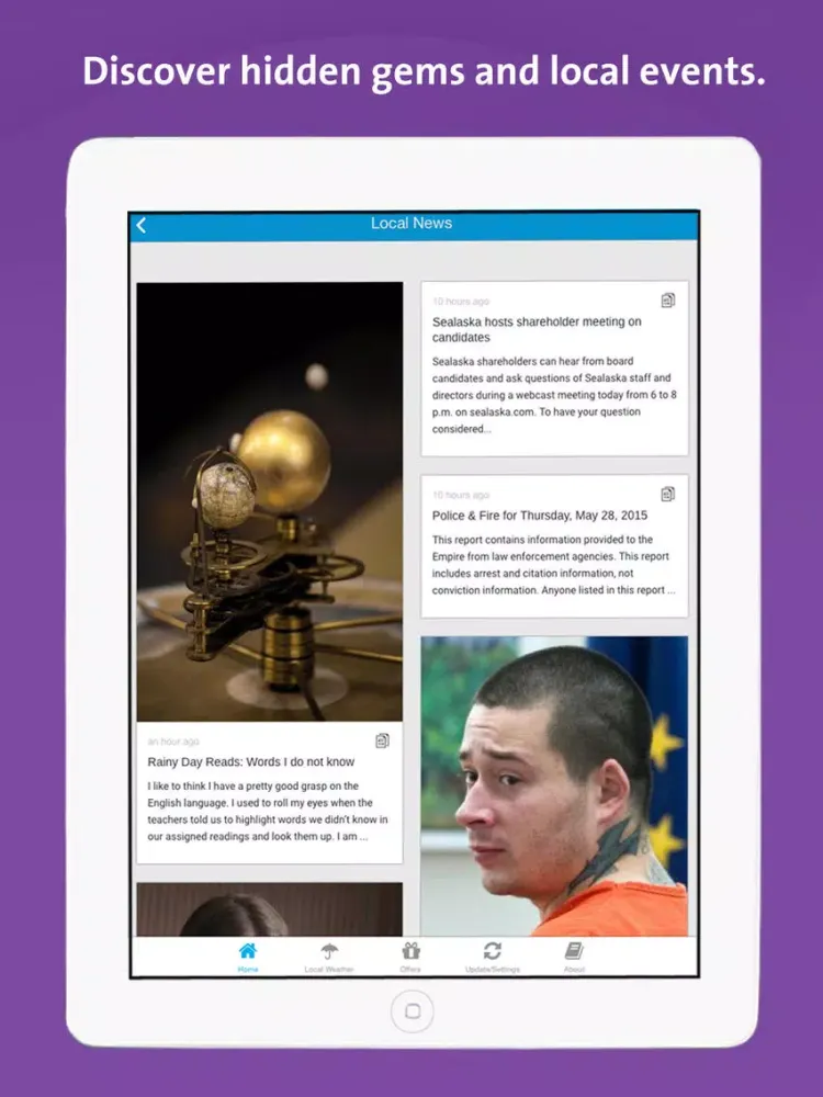 Juneau App - Alaska - Local Business & Travel Guide iPad Screenshots