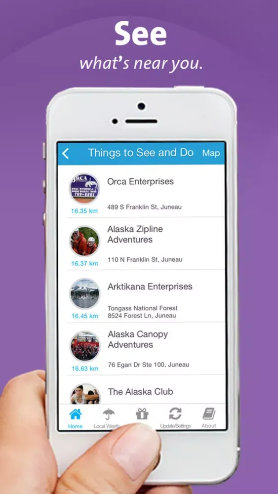 Juneau App - Alaska - Local Business & Travel Guide Screenshots