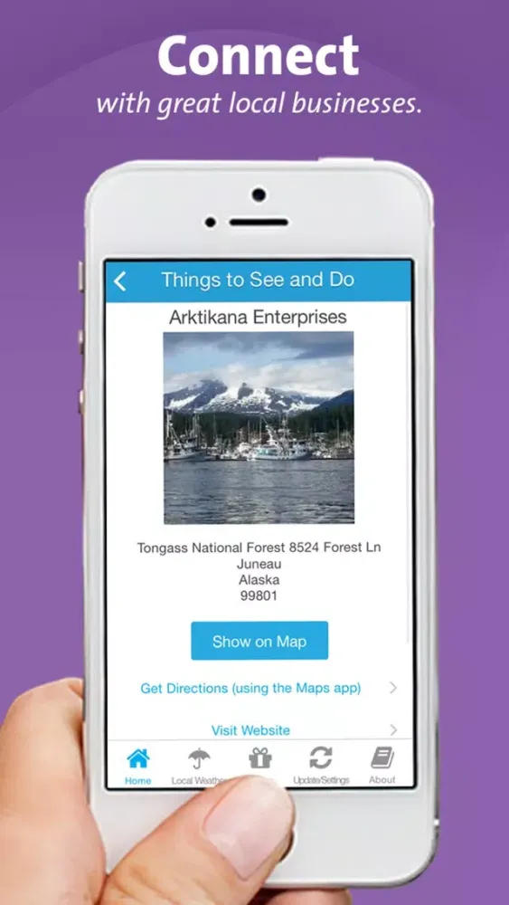 Juneau App - Alaska - Local Business & Travel Guide Screenshots