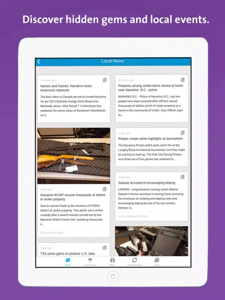 Nanaimo App – British Columbia– Local Business & Travel Guide iPad  スクリーンショット