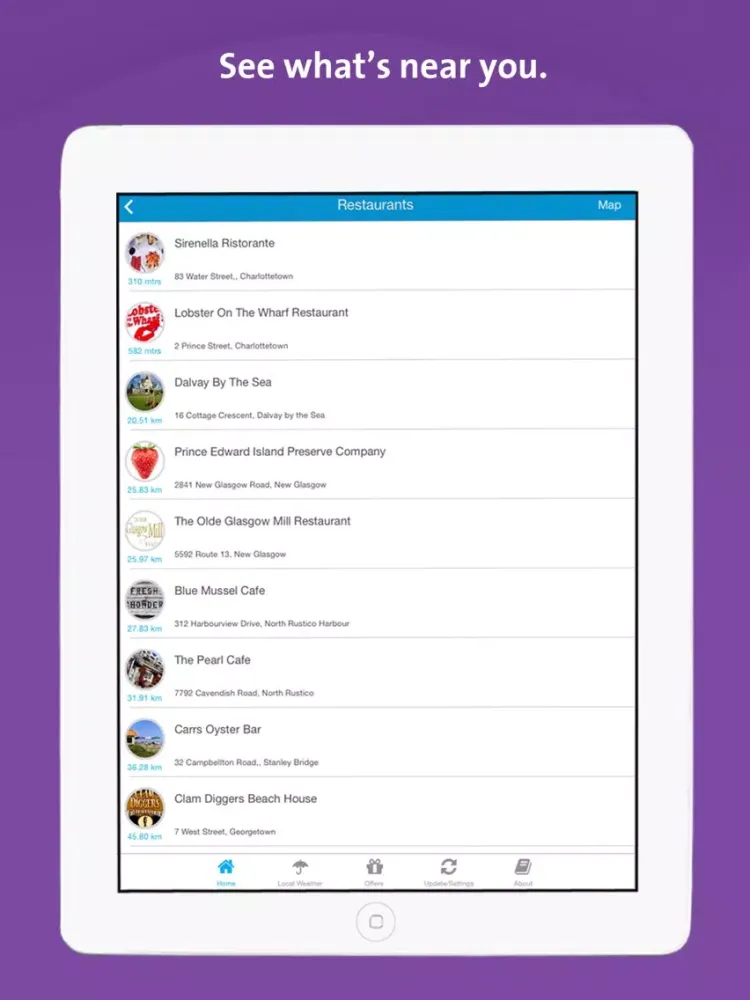 Captures d'écran de Prince Edward Island App - Canada - Local Business & Travel Guide iPad 