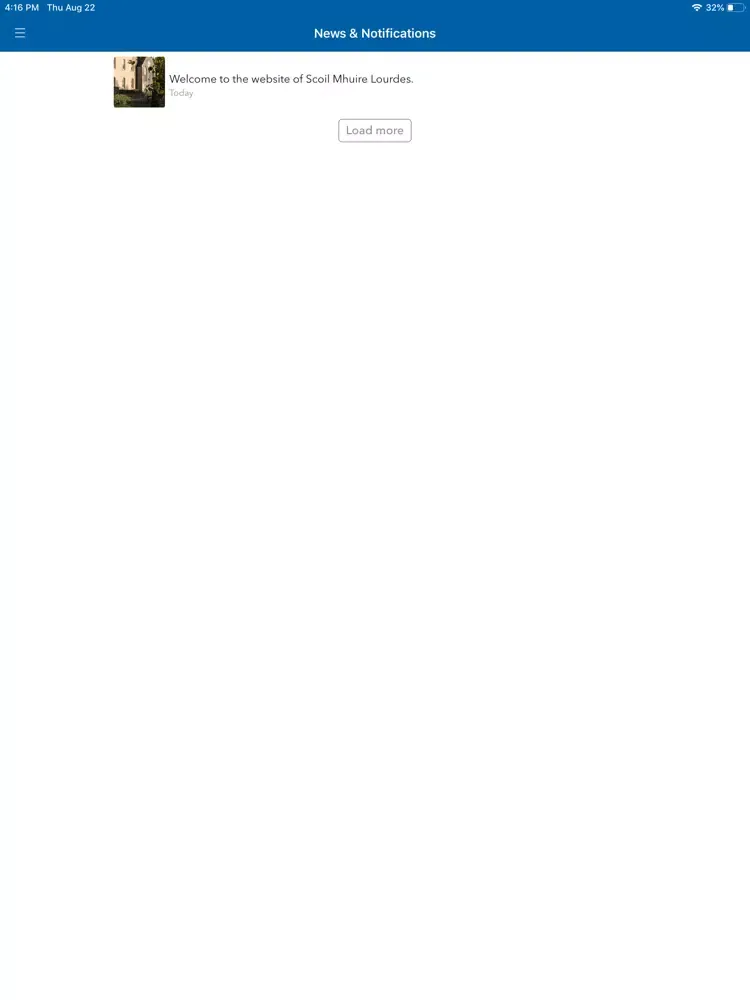 Scoil Mhuire Lourdes iPad  Screenshots