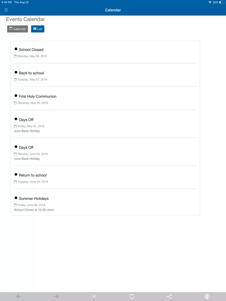 Scoil Mhuire Lourdes iPad  Screenshots