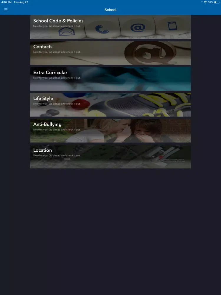 Scoil Mhuire Lourdes iPad  Screenshots