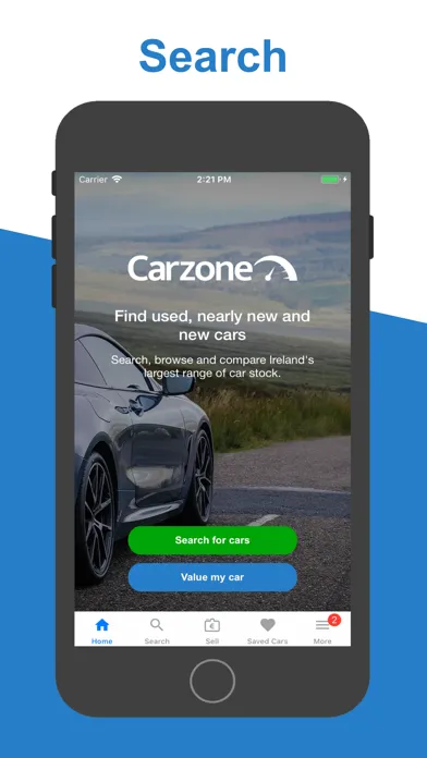 Tangkapan layar Carzone: New & Used Cars