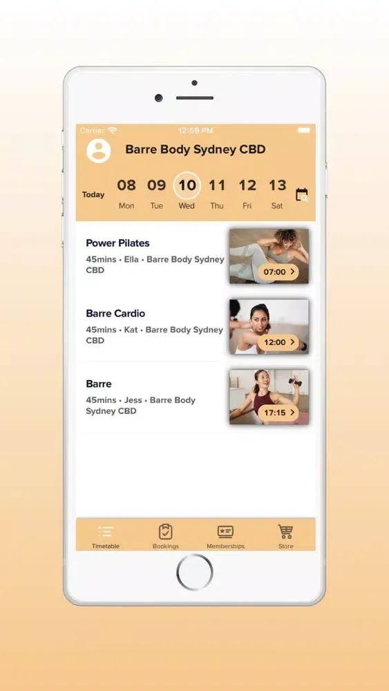 Barre Body App स्क्रीनशॉट