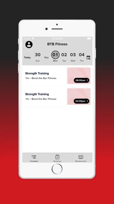 Capturas de pantalla de BTB-Fitness