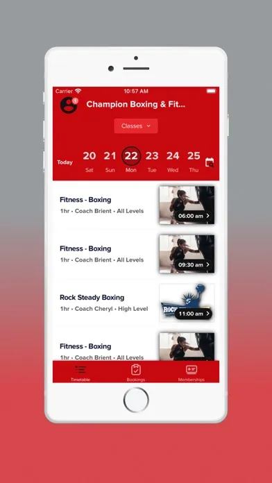 Champion Boxing & Fitness应用截图