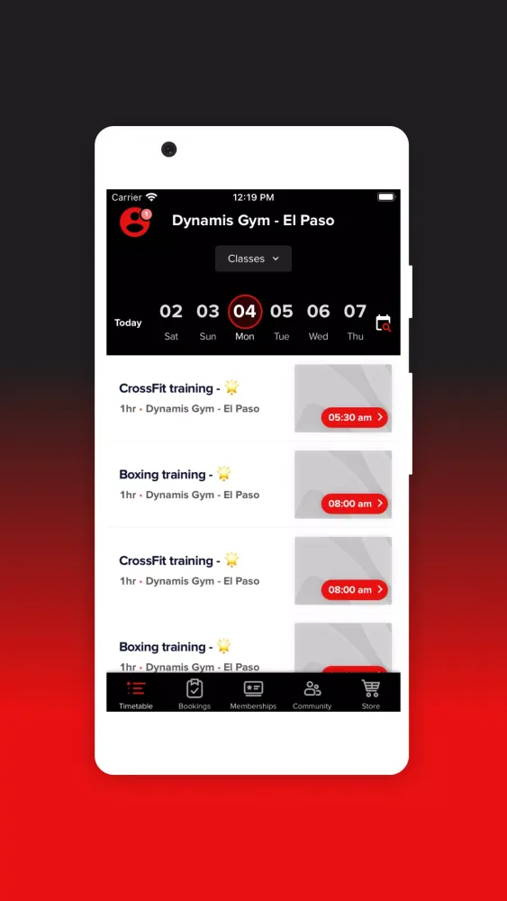 Dynamis Fitness El Paso 스크린샷