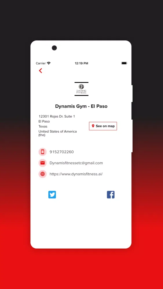 Dynamis Fitness El Paso 스크린샷