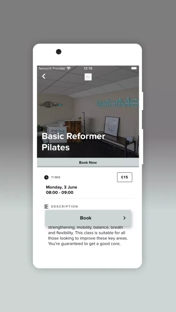 Tangkapan layar ReforMe Pilates Studio