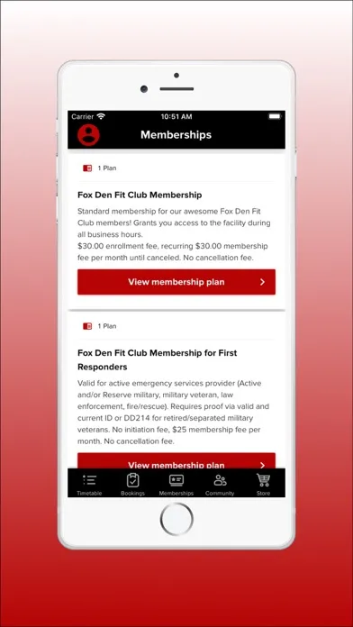 Fox Den Fit Club应用截图