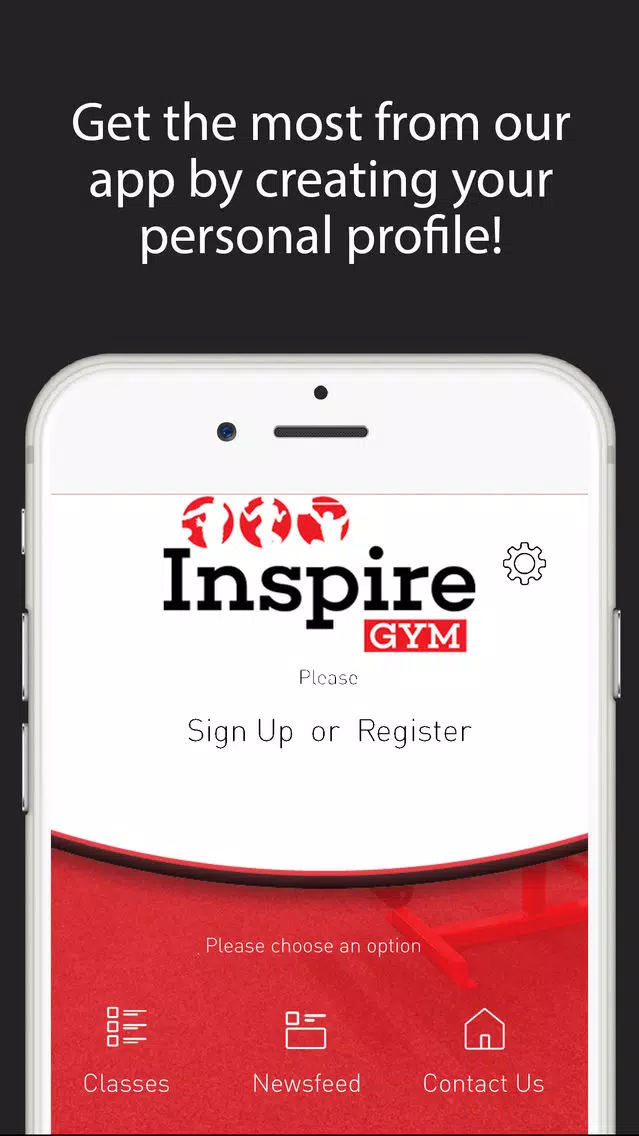 Tangkapan skrin Inspire Gym