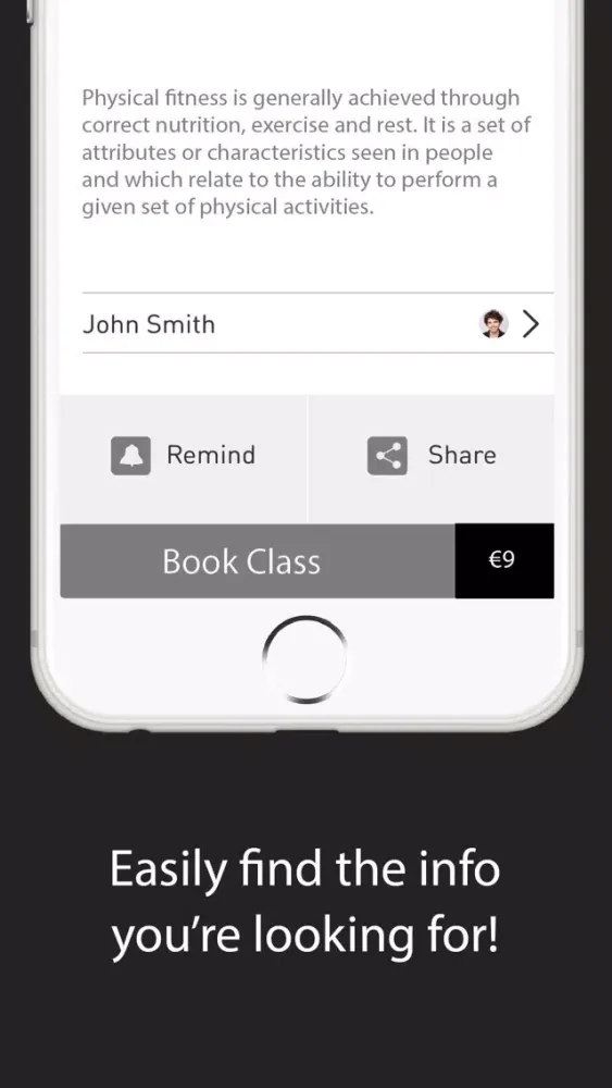 Tangkapan layar LUX Booking App