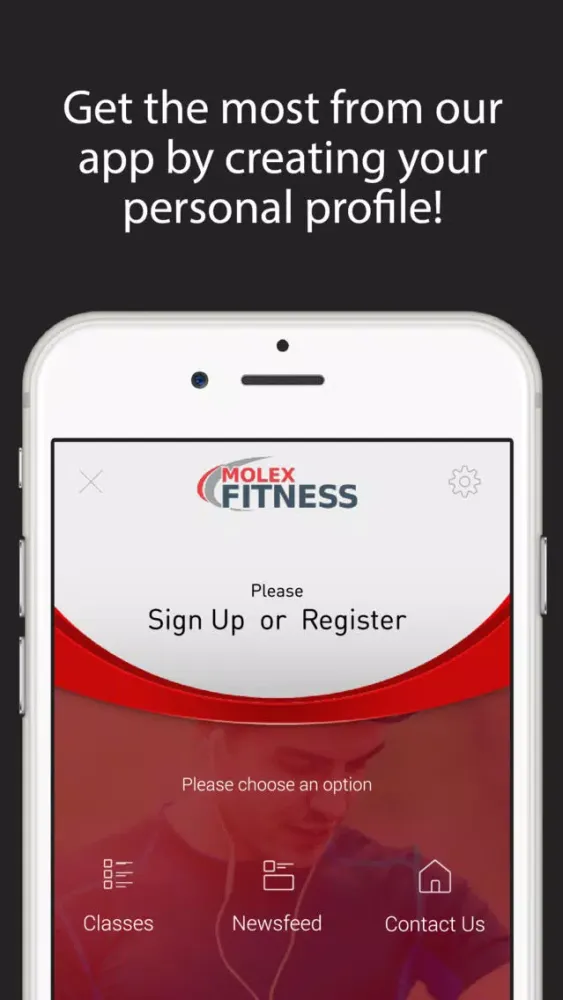 Zrzuty ekranu Molex Fitness