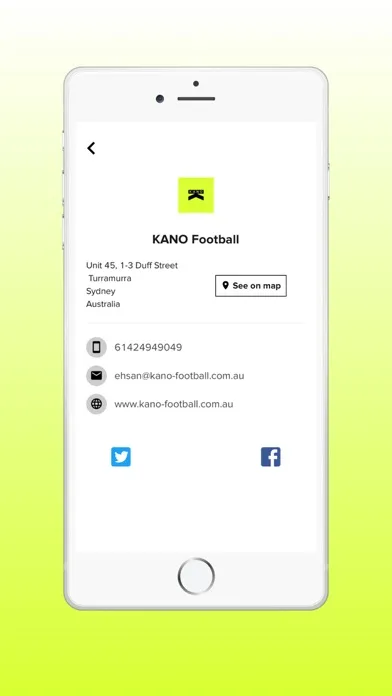 Tangkapan layar KANO Football
