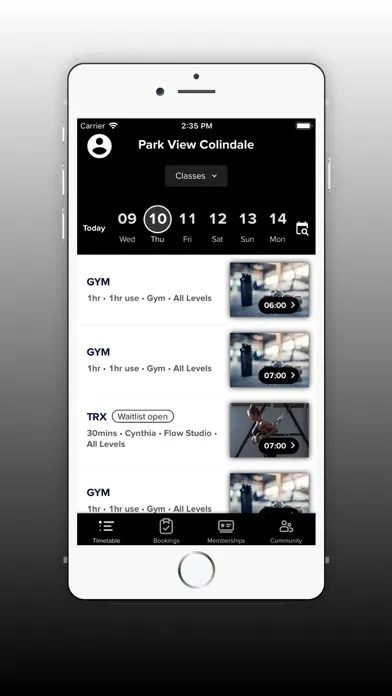 Скриншоты Park View Health Club