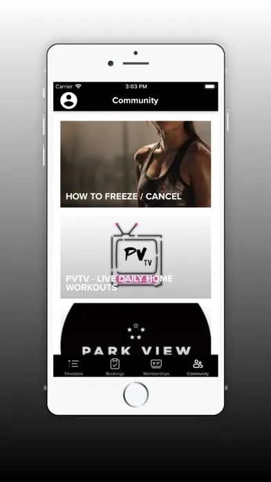 Скриншоты Park View Health Club