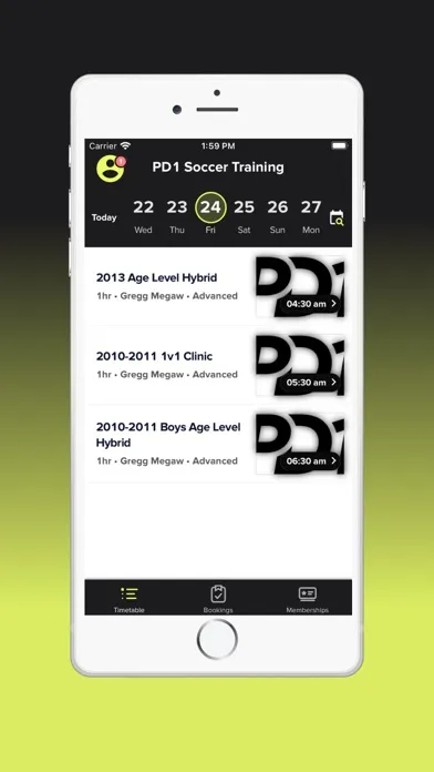 Capturas de pantalla de PD1 Soccer Training