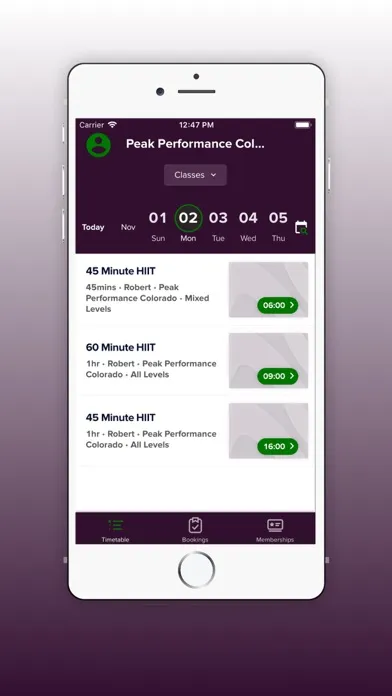 Peak Performance CO سکرین شاٹس