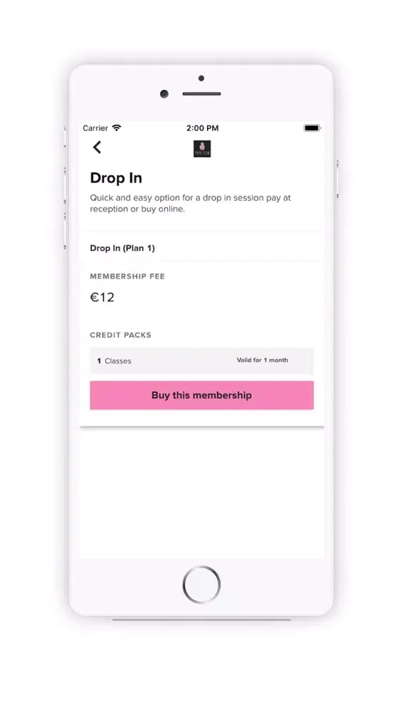 Pure Yoga App Screenshots