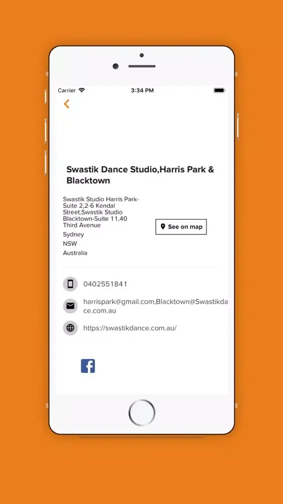 Ảnh chụp màn hình của Swastik Dance Studio