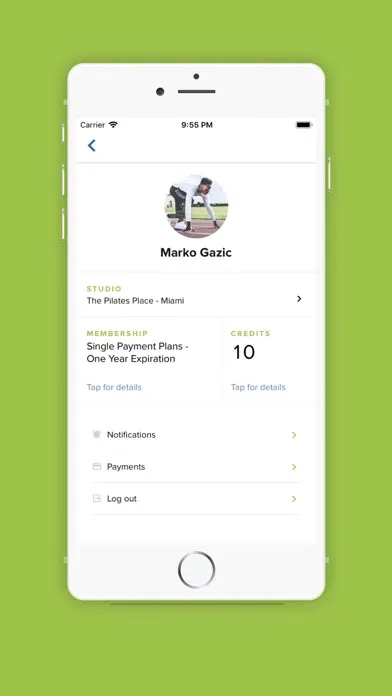 The Pilates Place Studios App স্ক্রিনশট