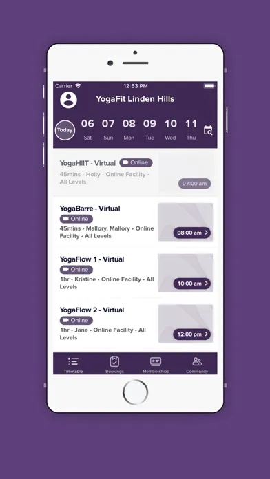 Скриншоты YogaFit Studios
