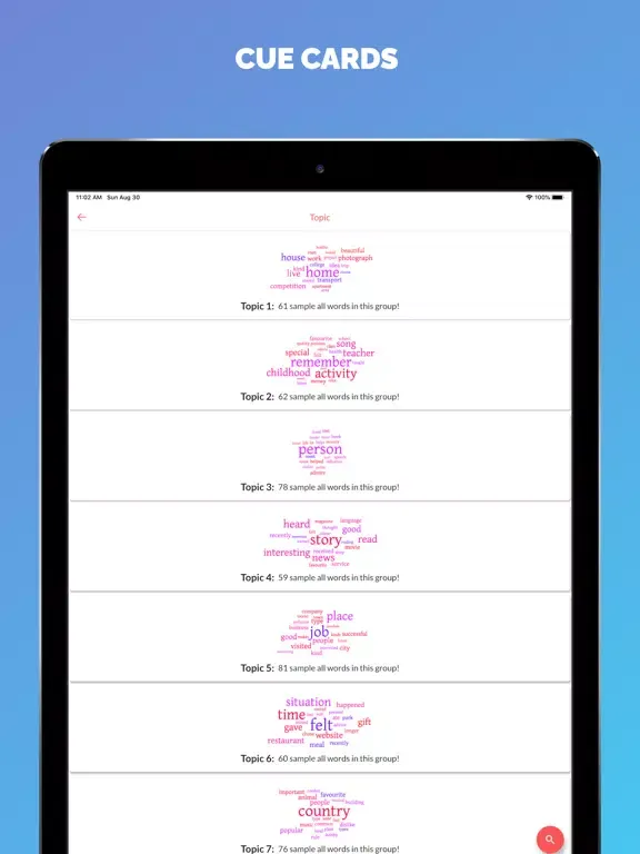 IELTS Pro - Learn at home iPad 应用截图