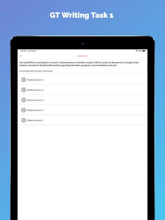 IELTS Pro - Learn at home iPad 应用截图