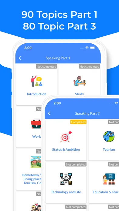 IELTS Speaking - Prep Exam Ekran Görüntüleri